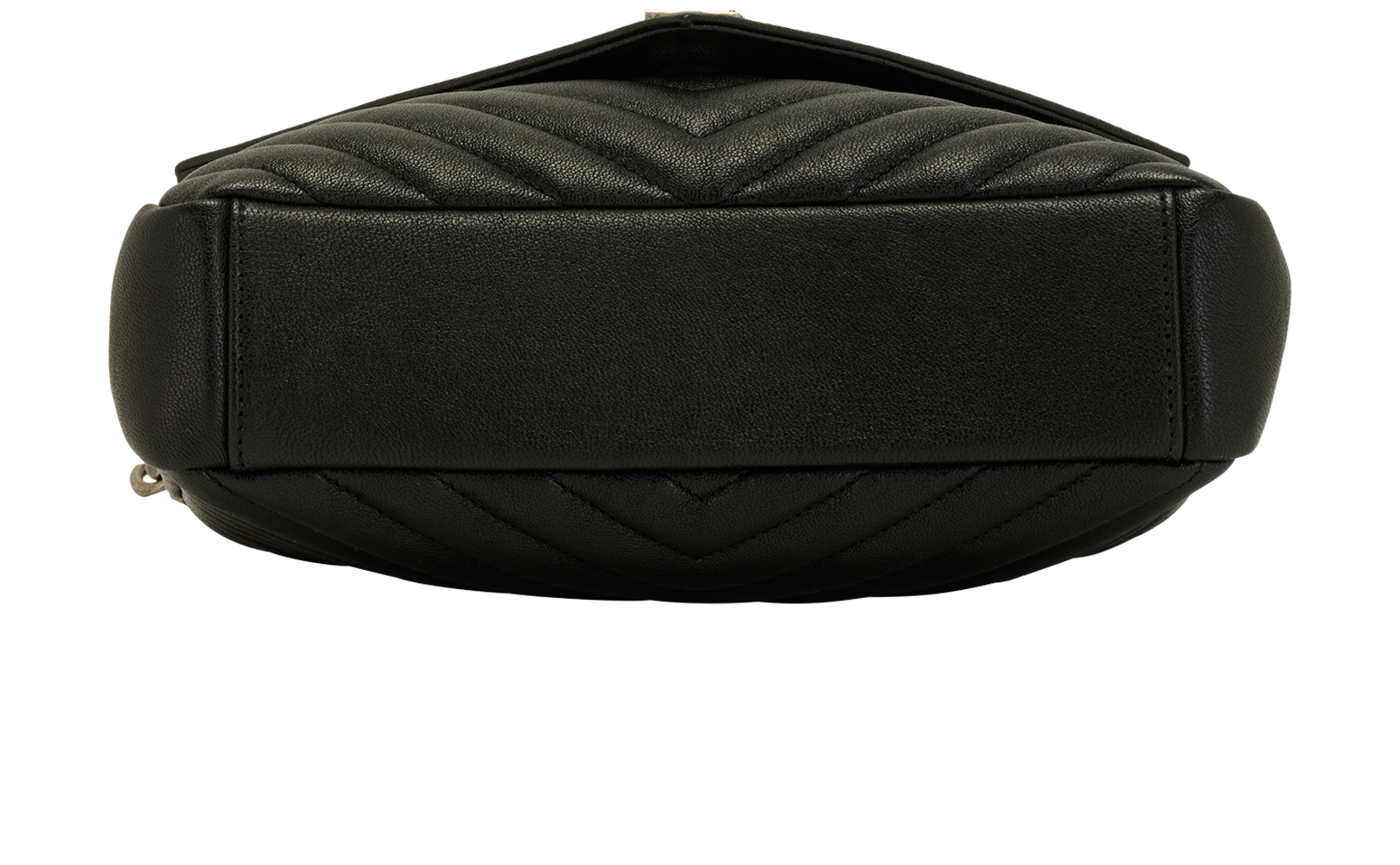 Medium College Bag, &pound;1,450, Handbags, Black, Leather, Top view